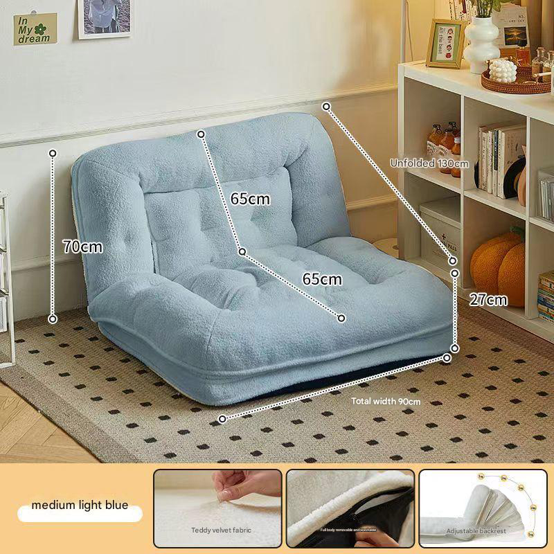 125cm blue* short style [comes with pillow   seat cushion]