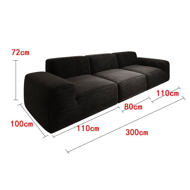 three-person seat 300*100*72cm
