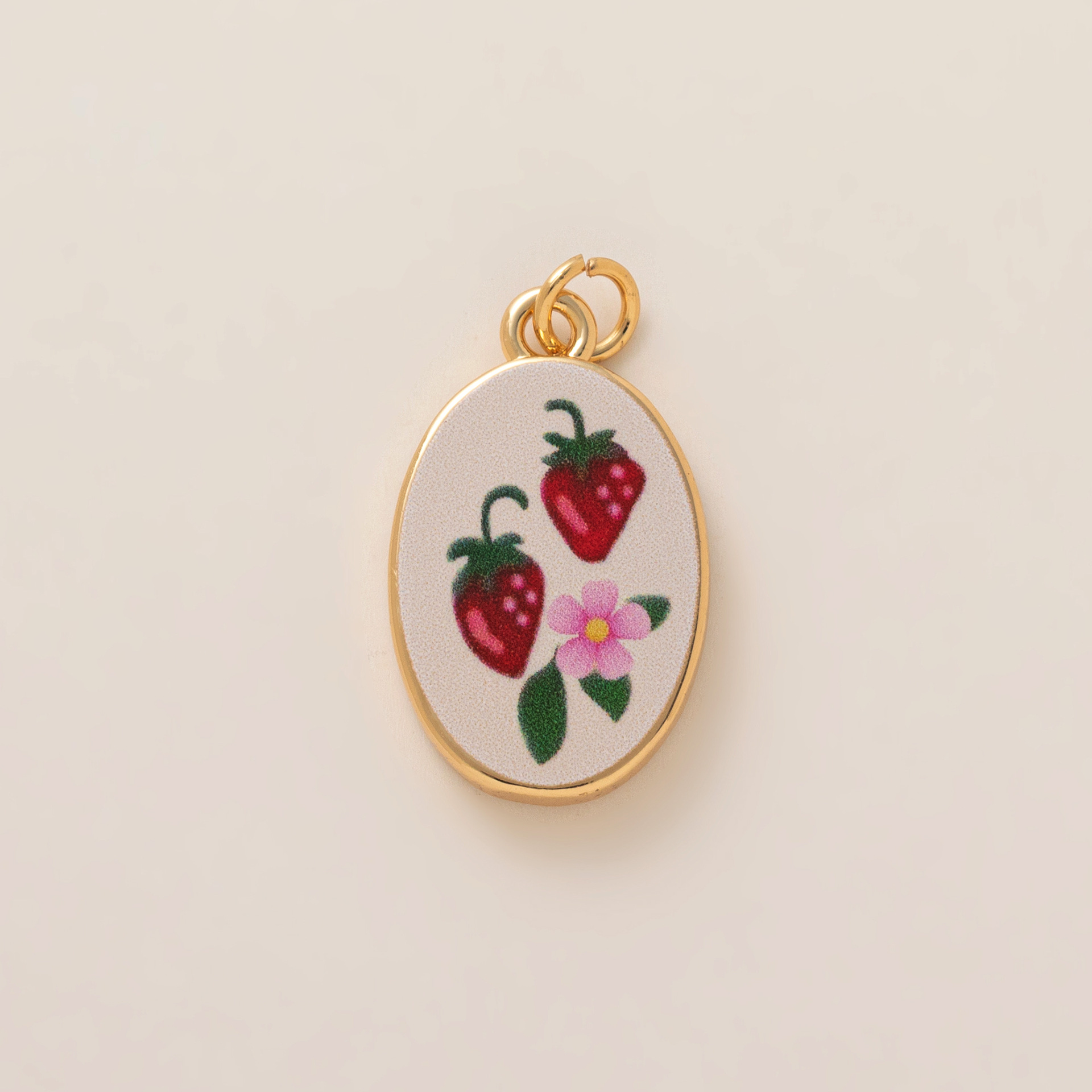 6:Red strawberry pendant