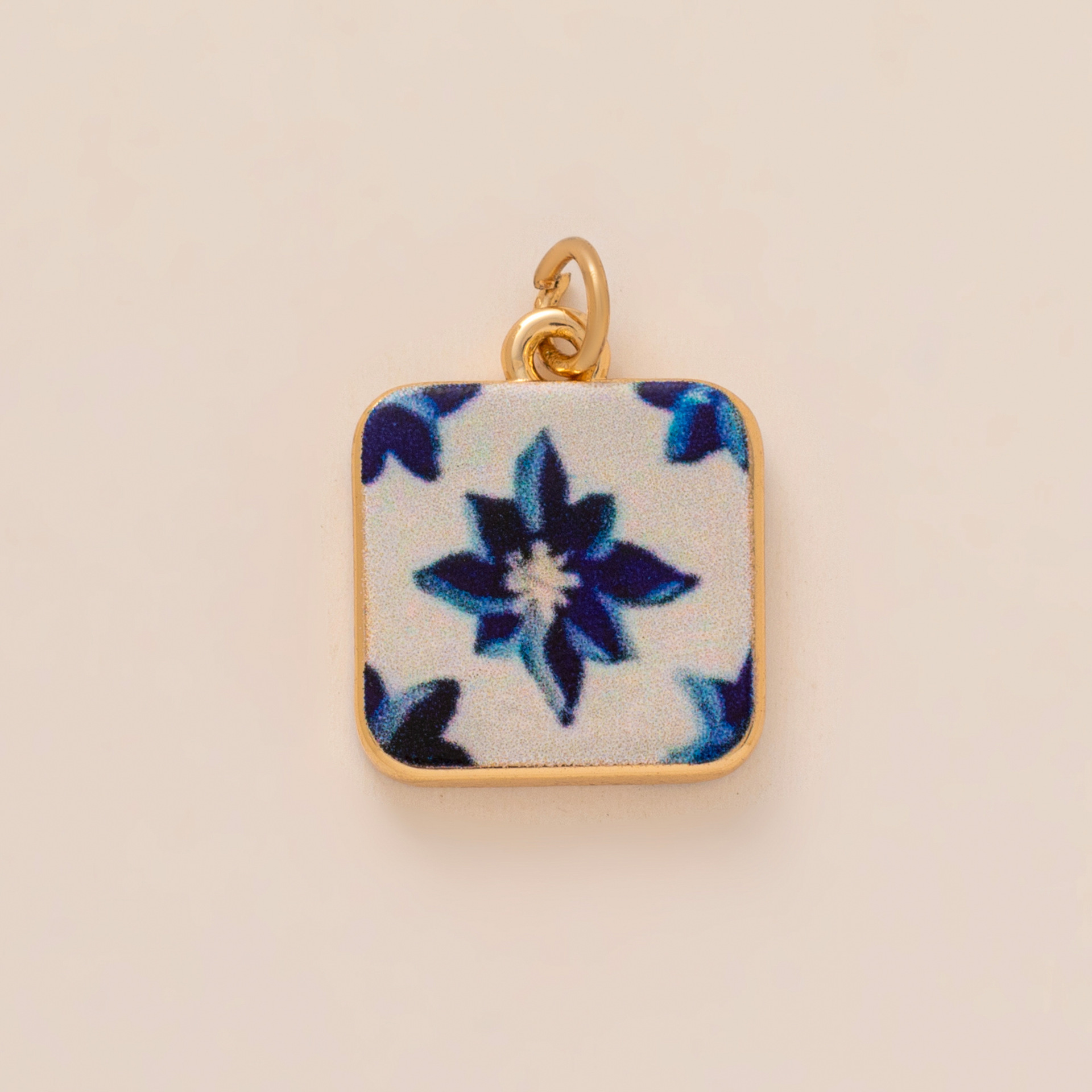 5:方形小花吊坠