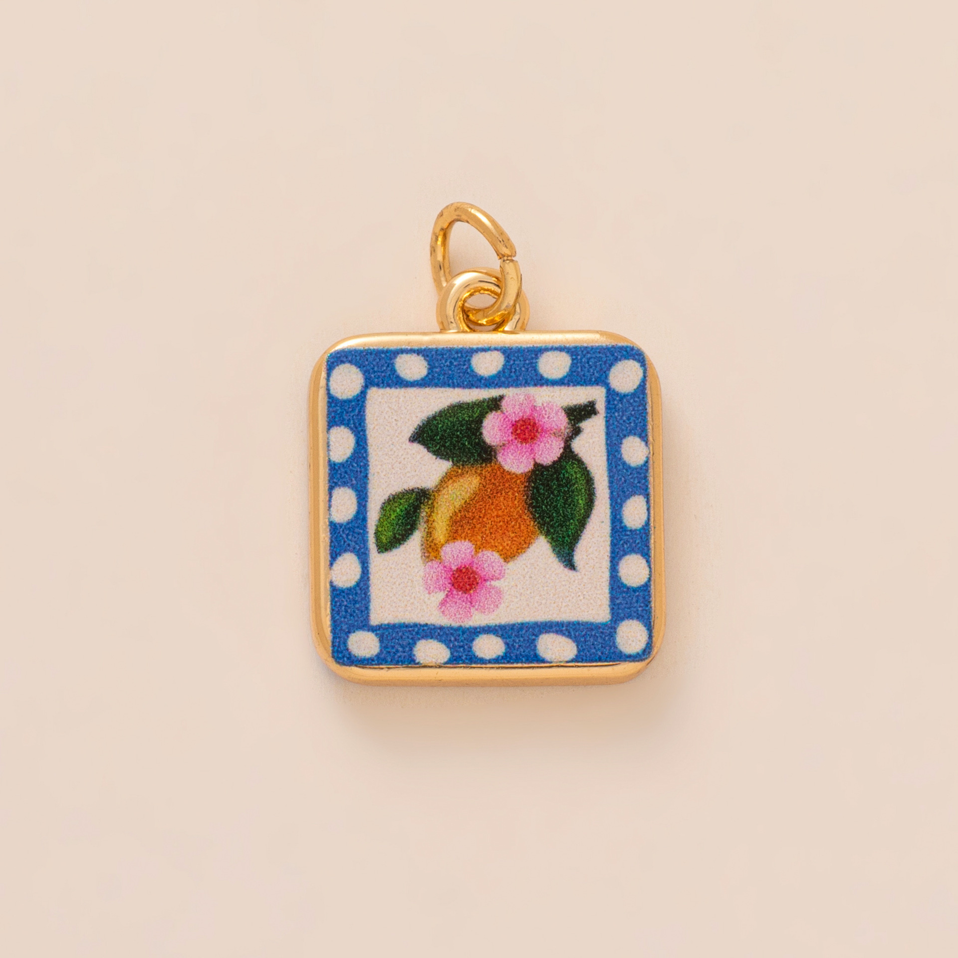 8:绿色小花吊坠