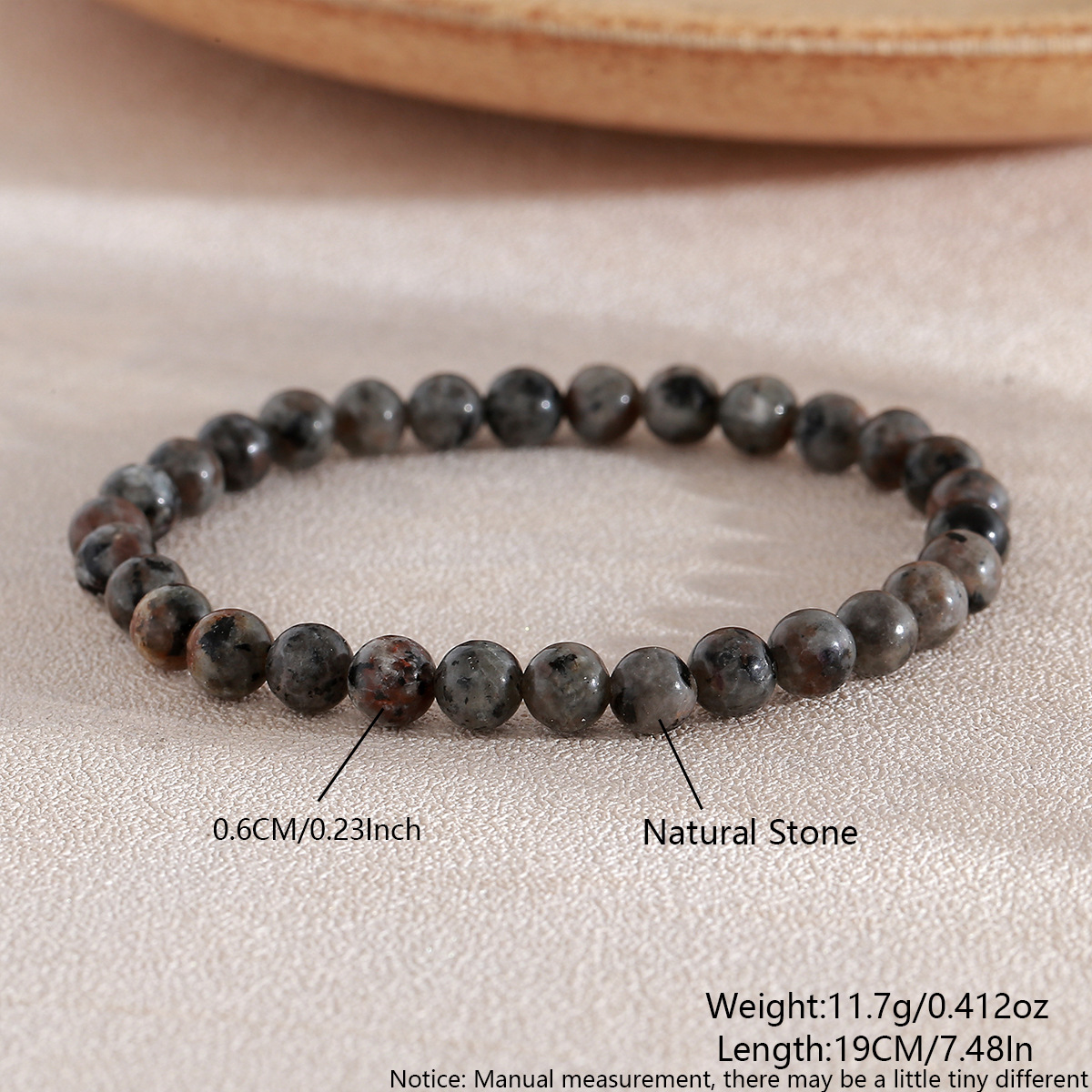 2:6mm flame stone (about 32 pieces) nac07-6