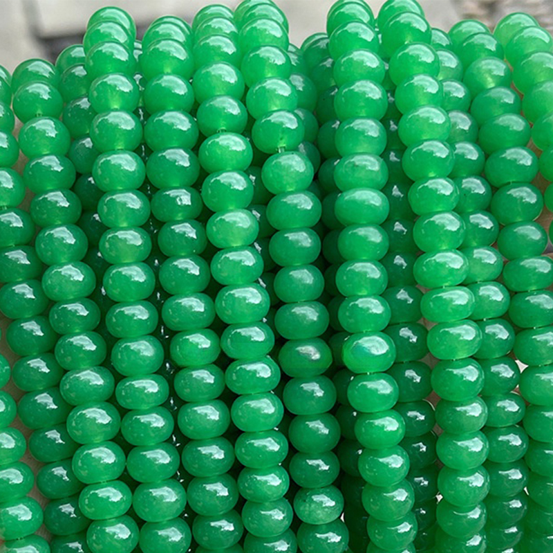 1:High imitation hetian jasper chalcedony abacus beads