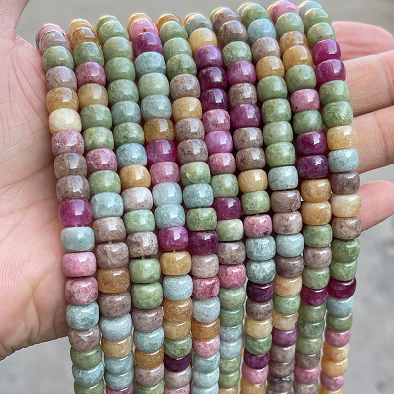 Light tourmaline chalcedony 6*8mm