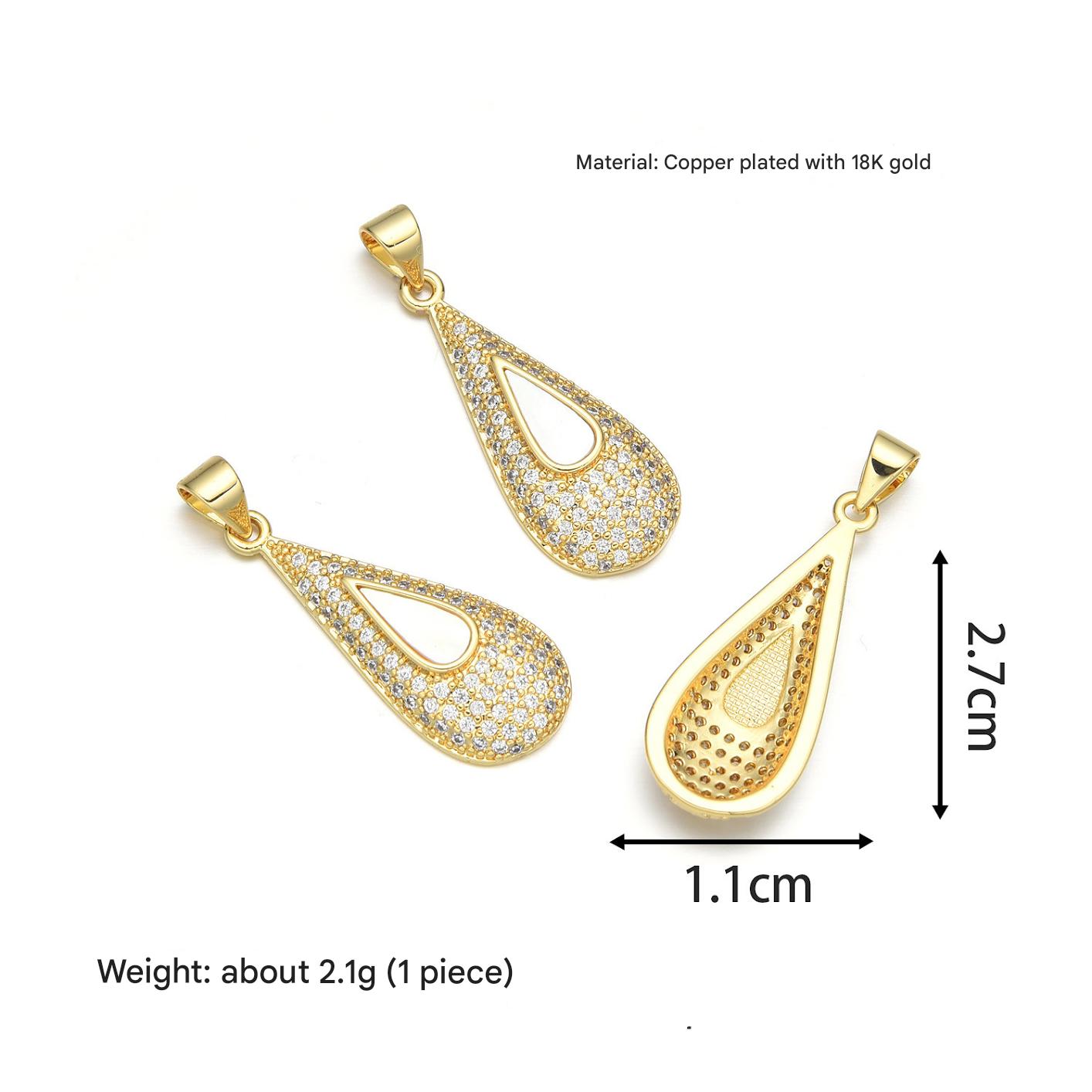 4:Water drop pendant (1 piece)