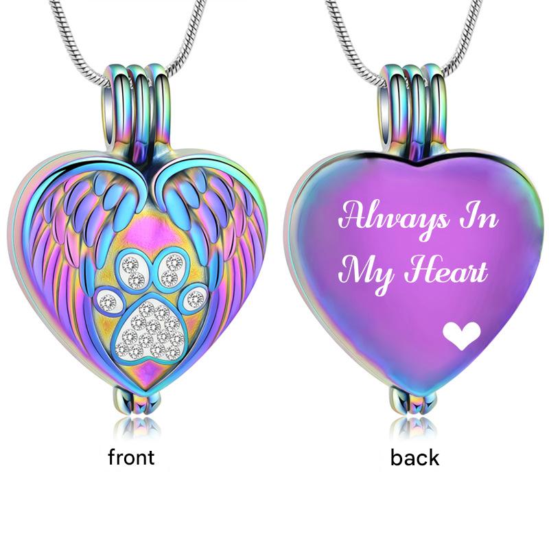 5:Colorful heart pendant