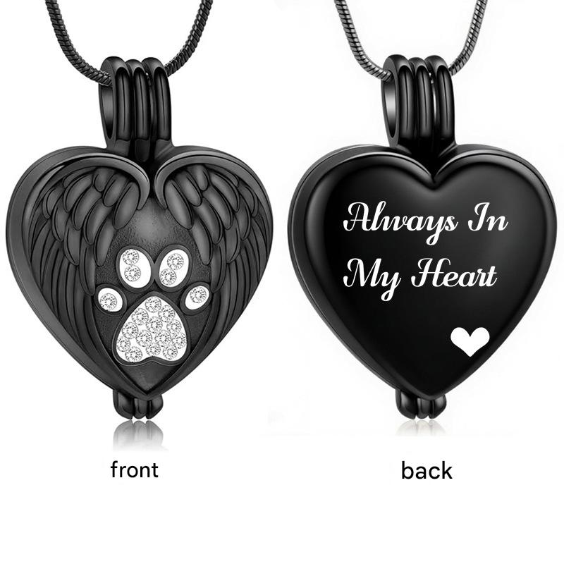 2:Black heart pendant