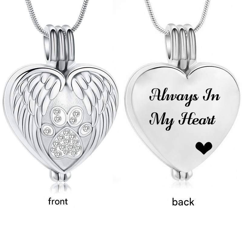 1:Silver heart pendant