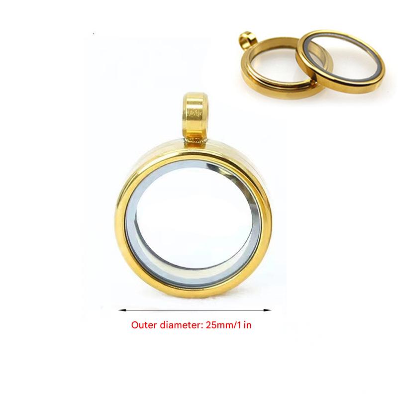 5:25mm gold quack box pendant