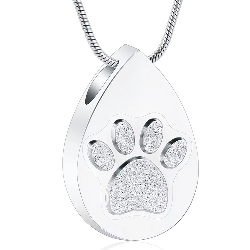 1:Silver drop pendant