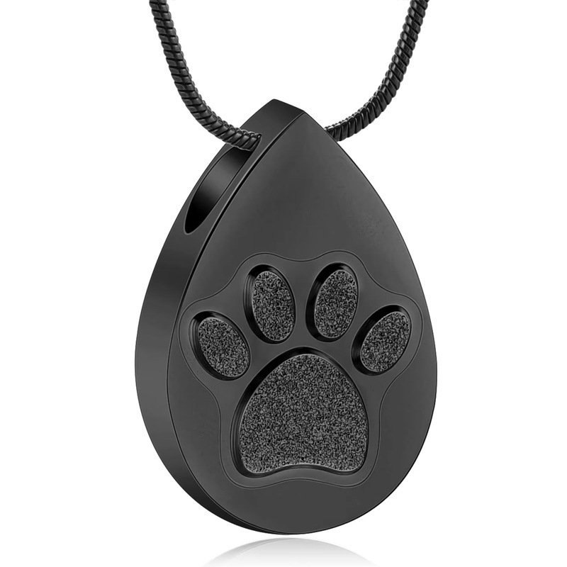 2:Black water drop pendant