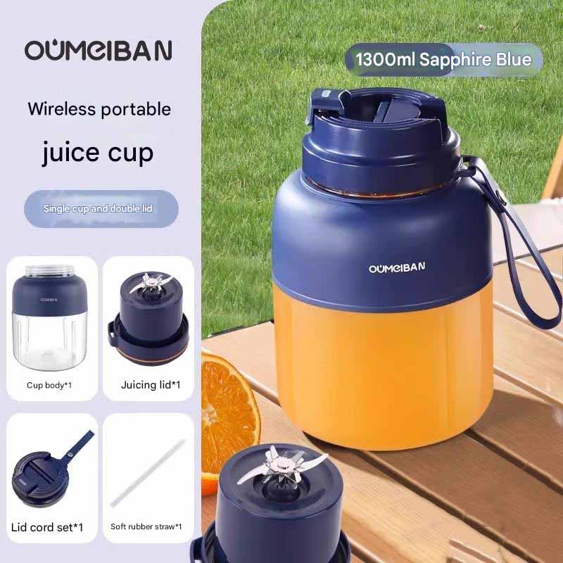 1300ml blue (random Lanyard color)