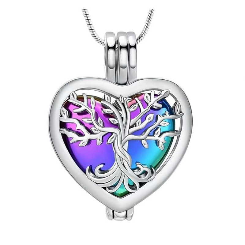 5:Colorful hollow heart-shaped pendant