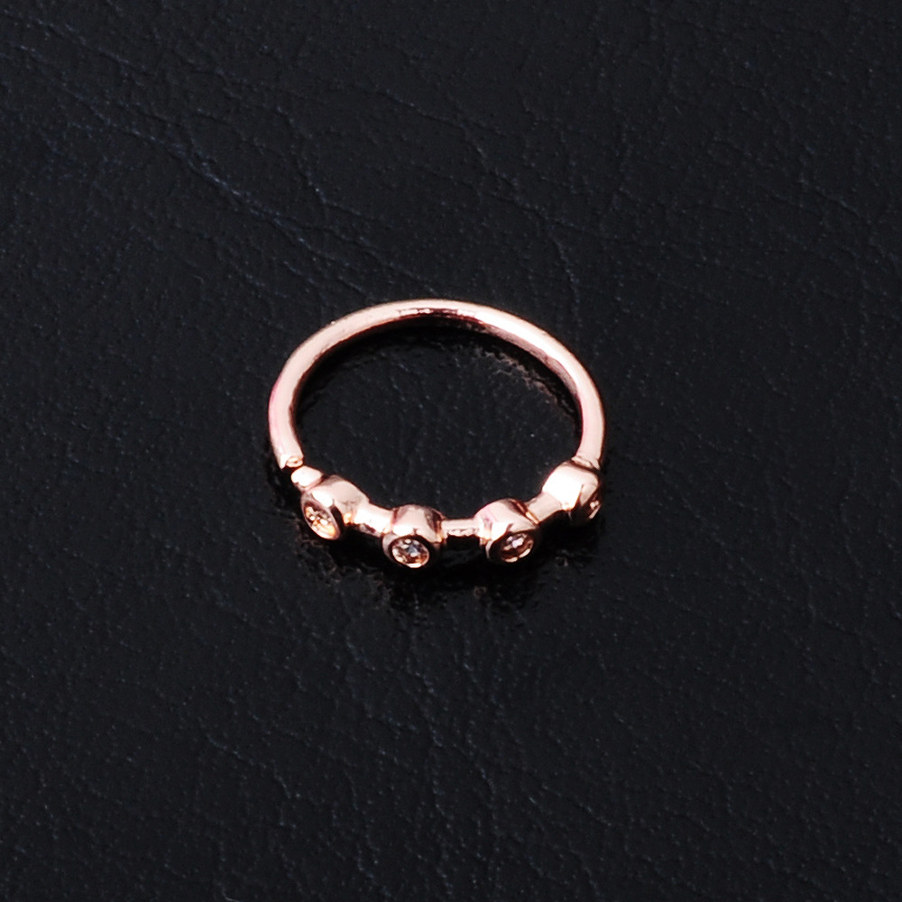 7:4 Zircon Rose Gold