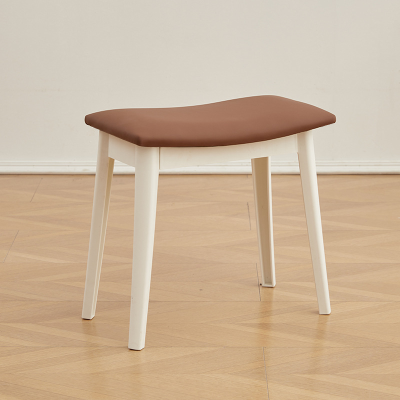 White Leg brown Cushion