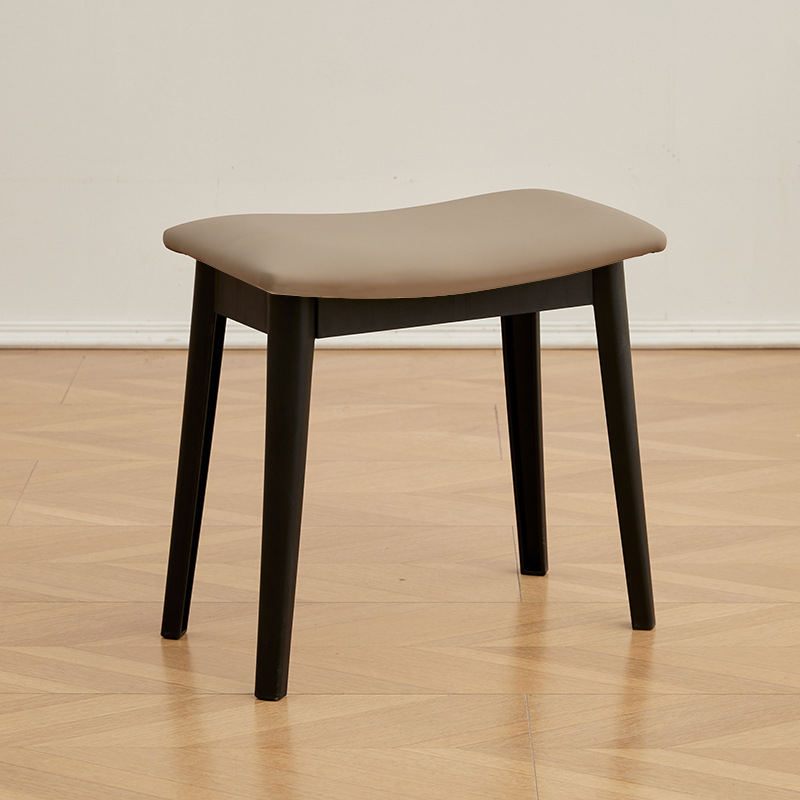 Black leg gray cushion