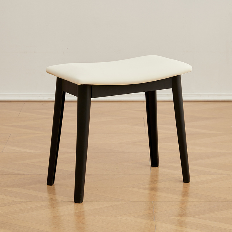 Black Leg White Cushion