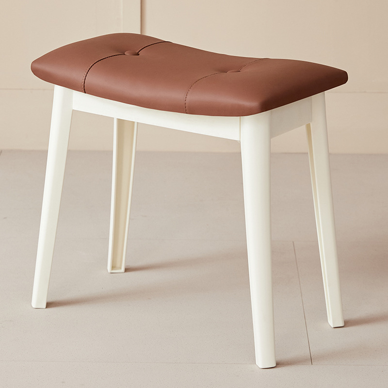 Buttons-White Leg brown