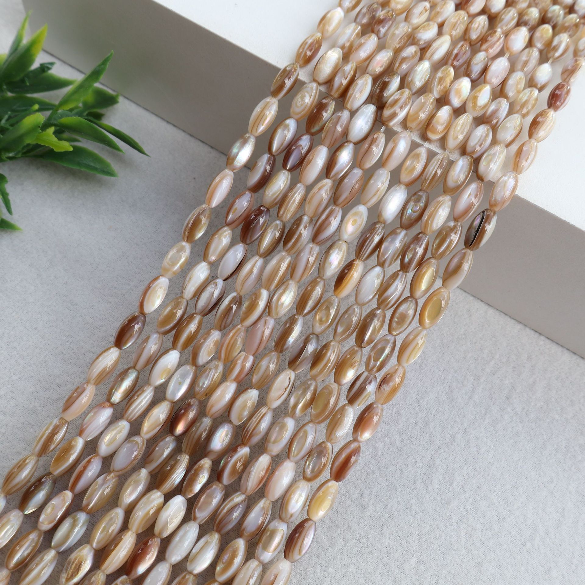 3:4x7mm rice beads
