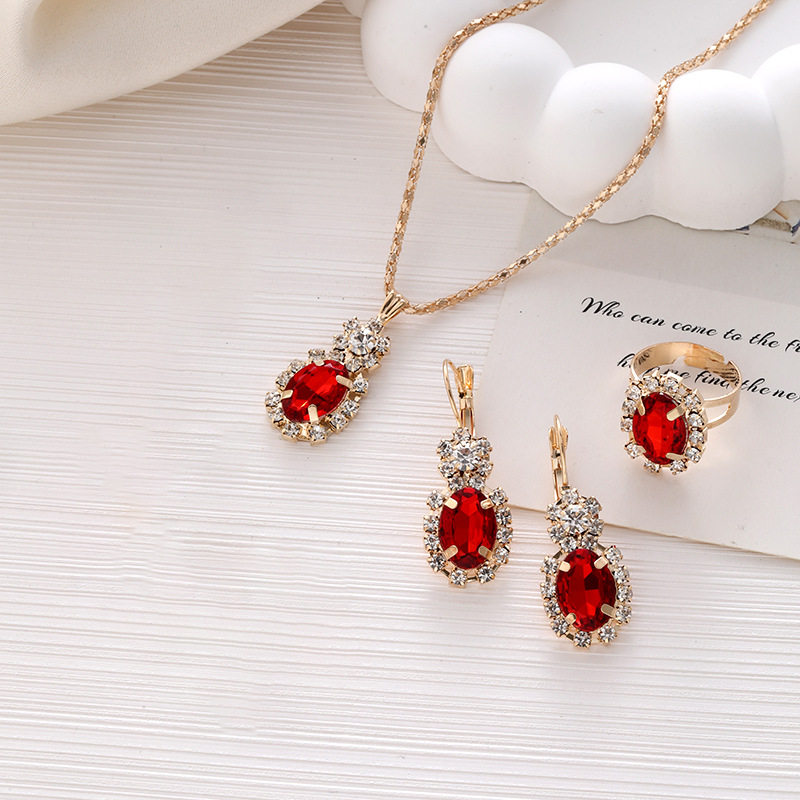 10:CK0130 Red Oval (Set of 3)