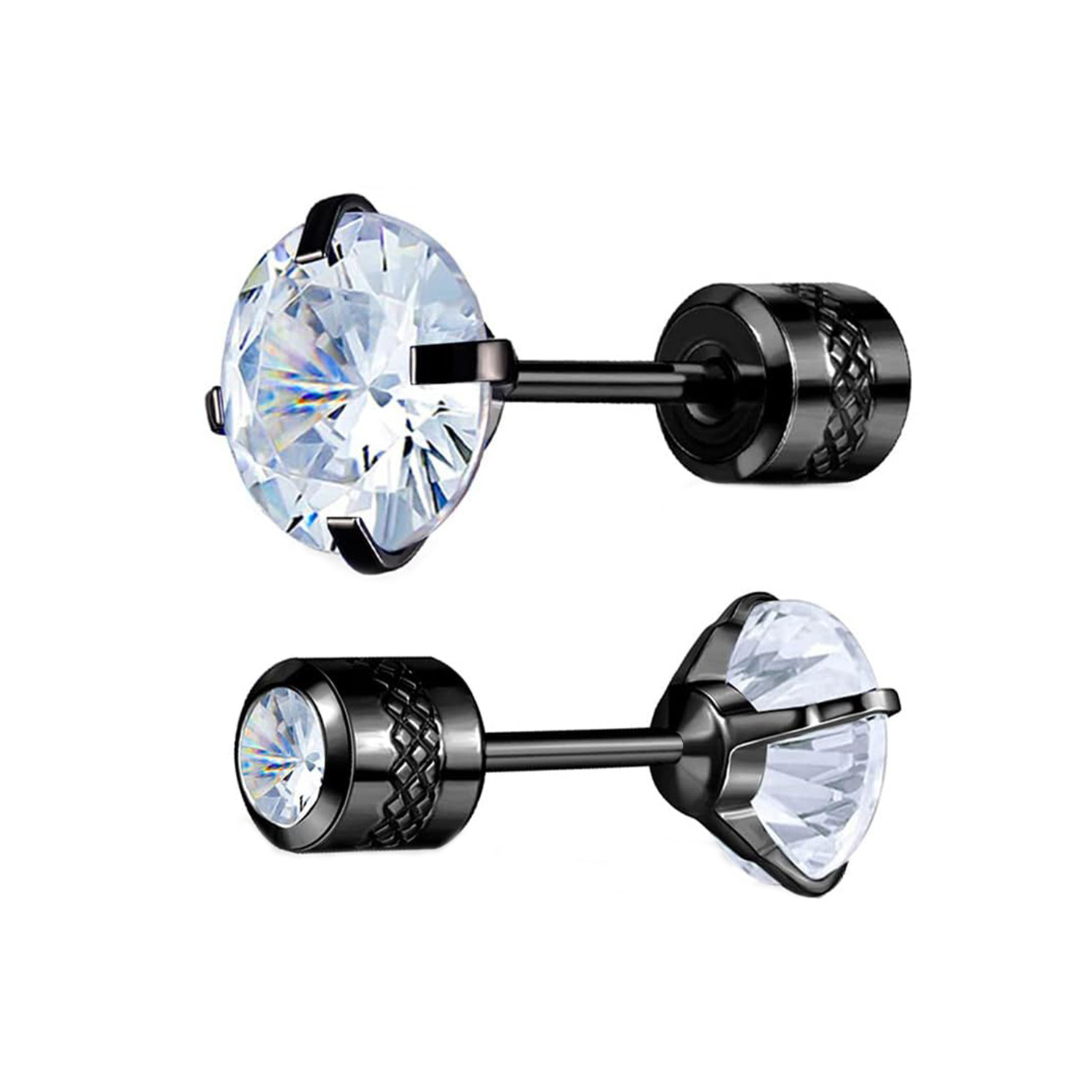 6:Black with white Zirconium