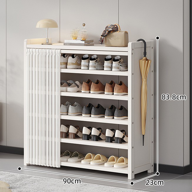 Milky white/90 long 6 layers