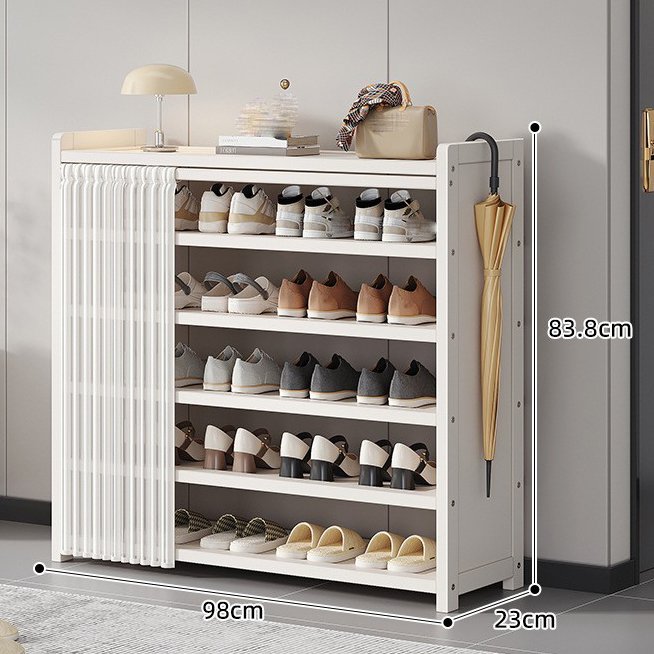 Milky white/80 long 6 layers