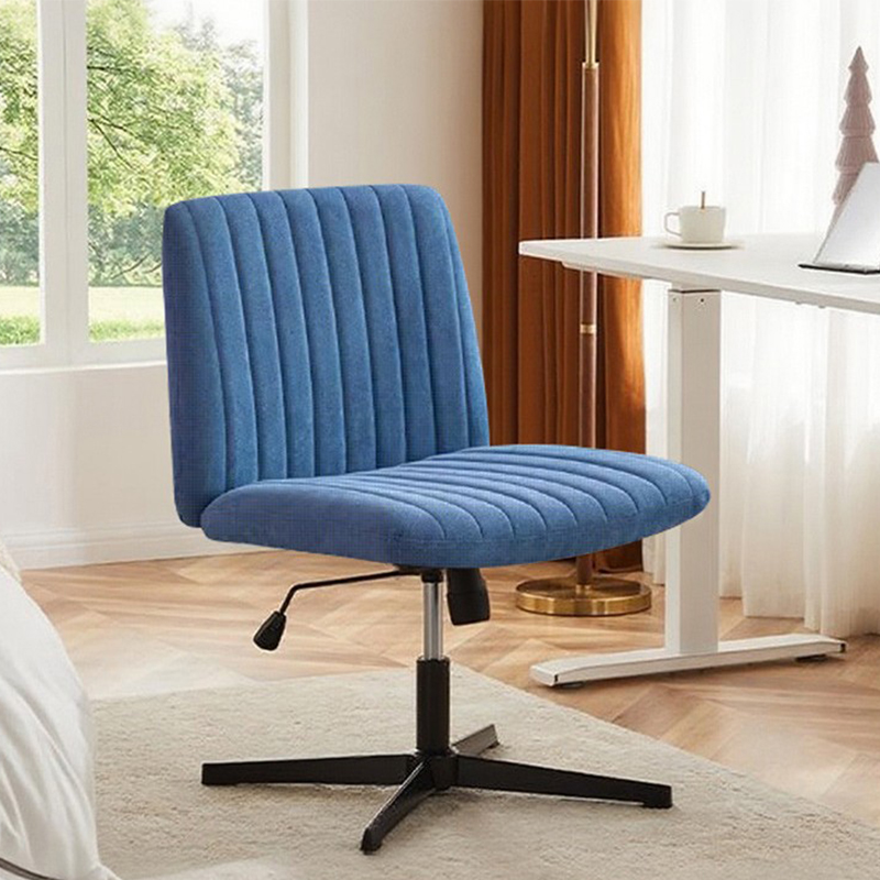 13 blue (fabric)-  black four legs