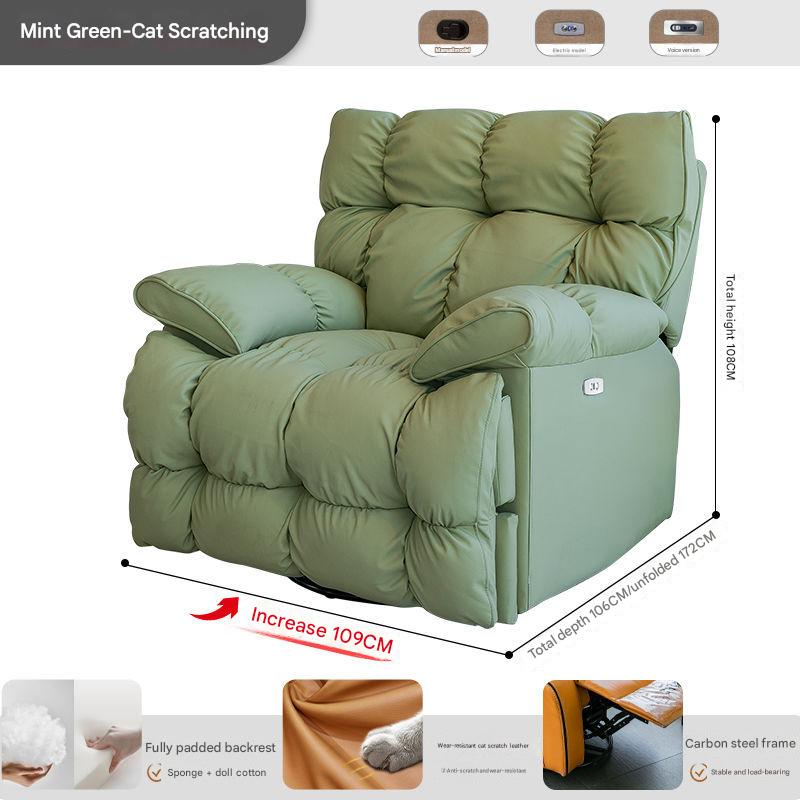 Mint green cat scratching leather-giant model
