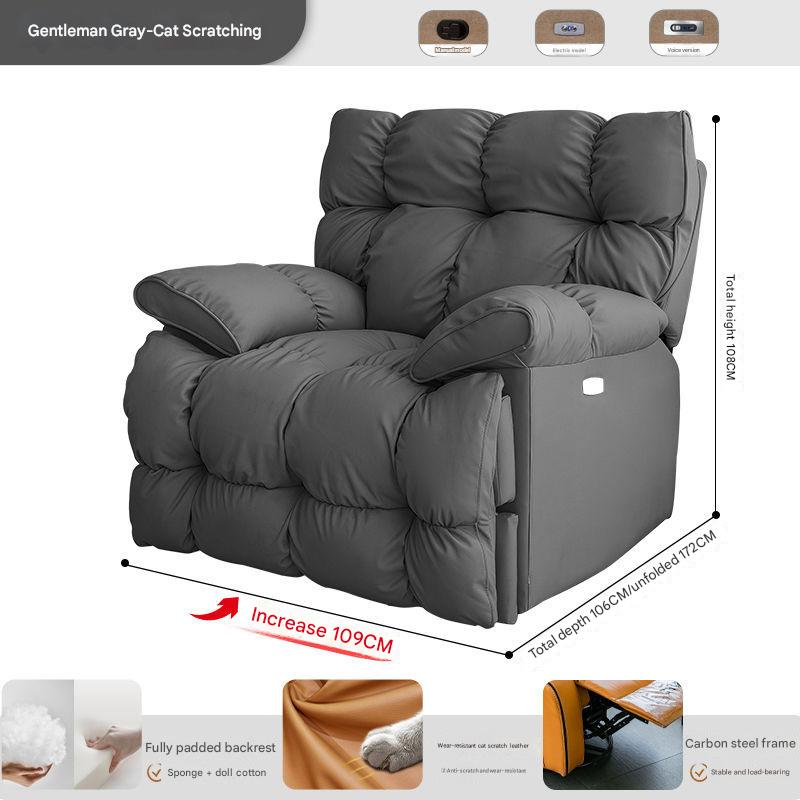 Gentleman gray cat scratching skin-giant no. 1