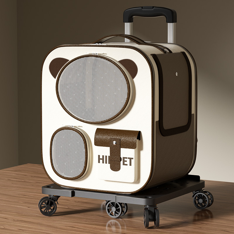 brown (with retractable handle)