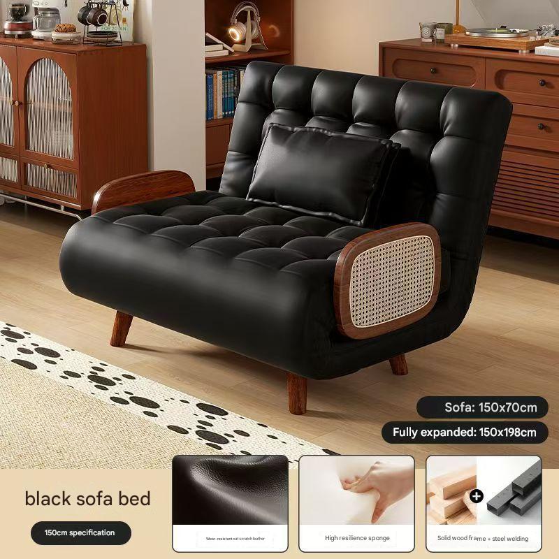 150cm black Scratch-Resistant Fabric-double pillow 01