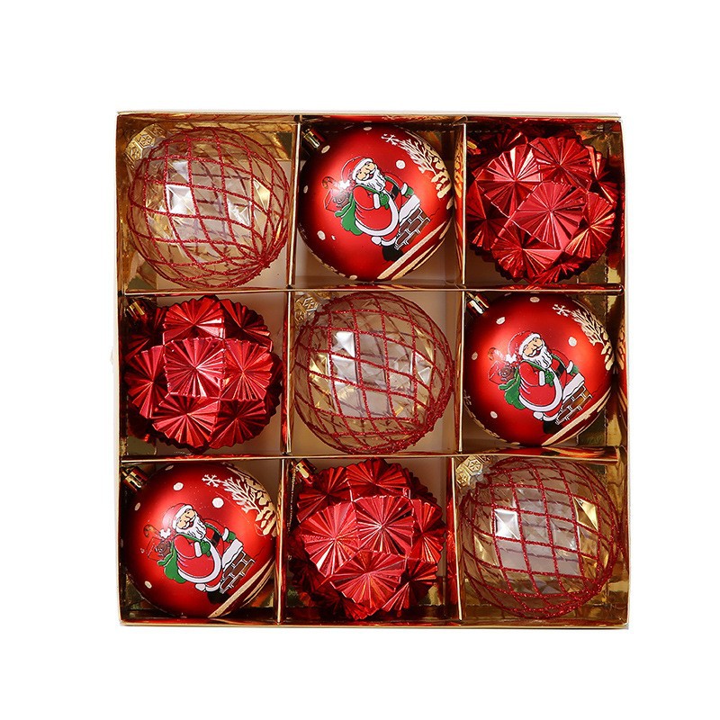 Red (8cm,9 Pack, 24*24*8cm)