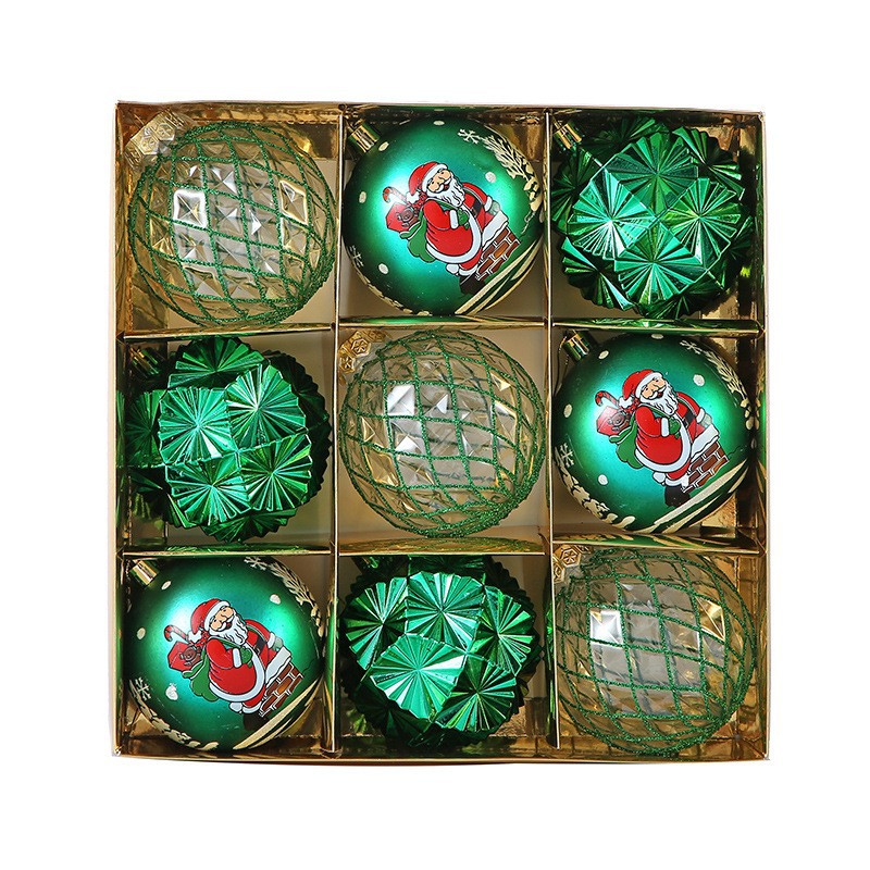 Green (8cm,9 Pack, 24*24*8cm