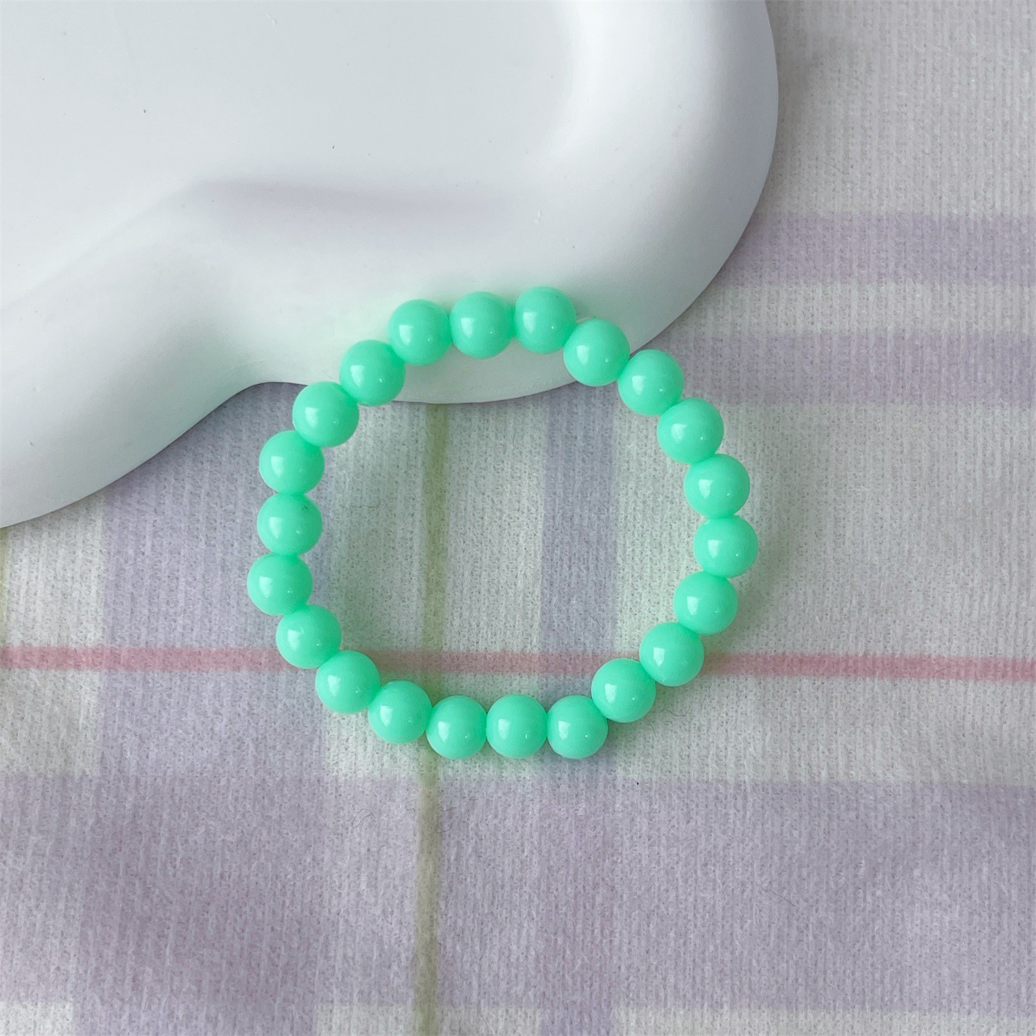 Green (6mm mini necklace)