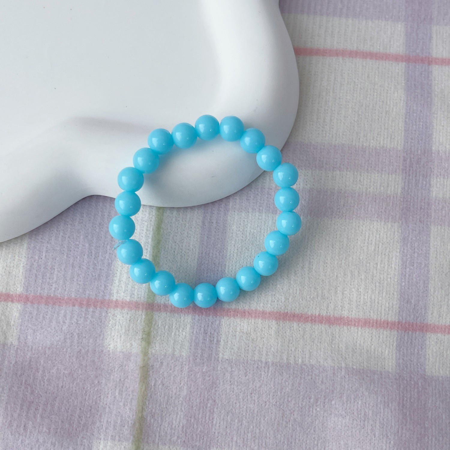 Blue (6mm mini necklace)