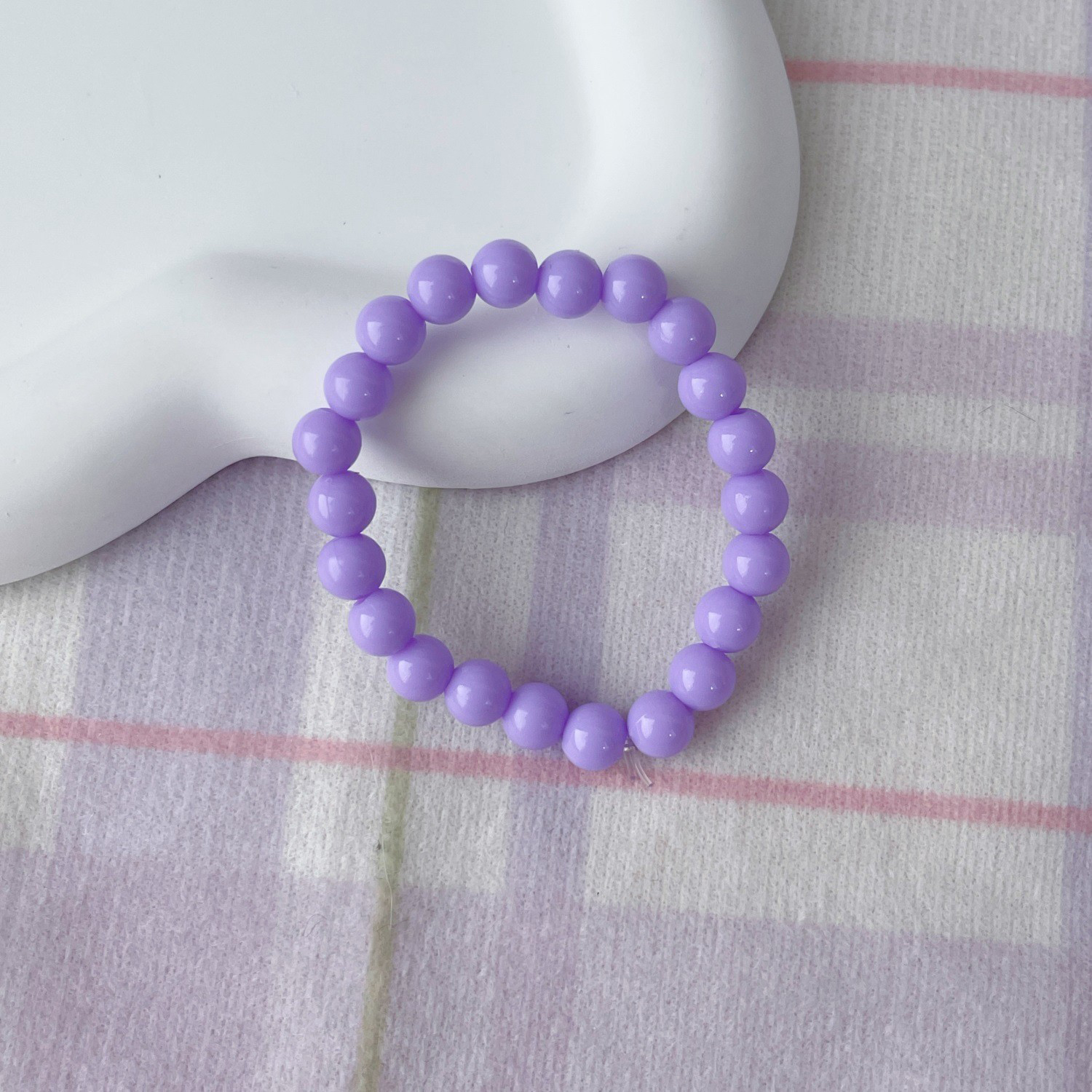 Purple (6mm mini necklace)