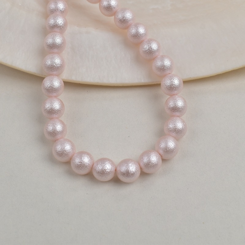 6:Pink-imitation cotton pearl