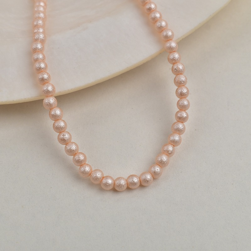 10:Orange-imitation cotton pearls