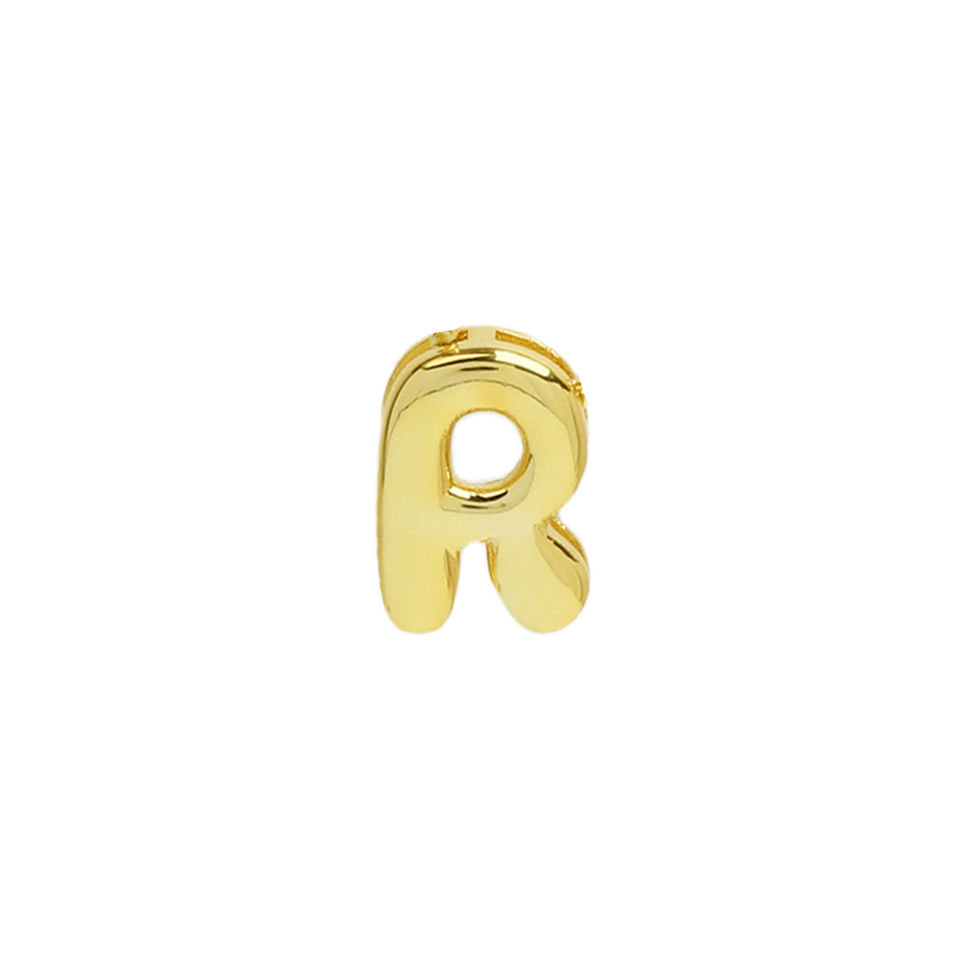 25:Gold R (pendant)