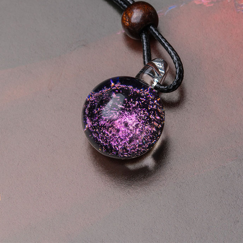 3:Purple (love) (send wooden beads wax rope)