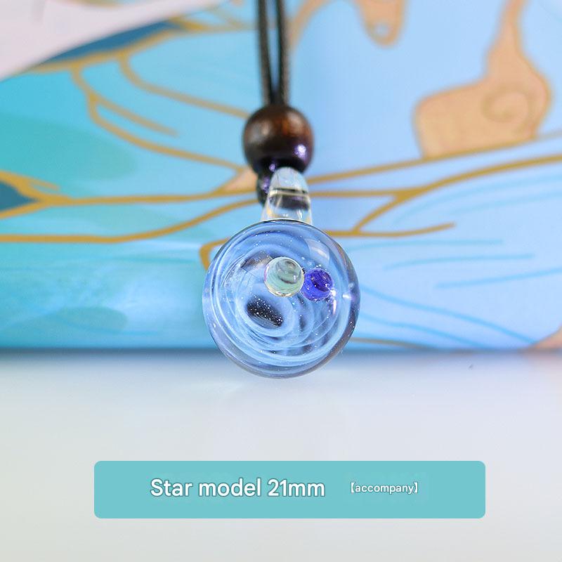 10:Accompany (Stars) (send wooden beads wax rope)