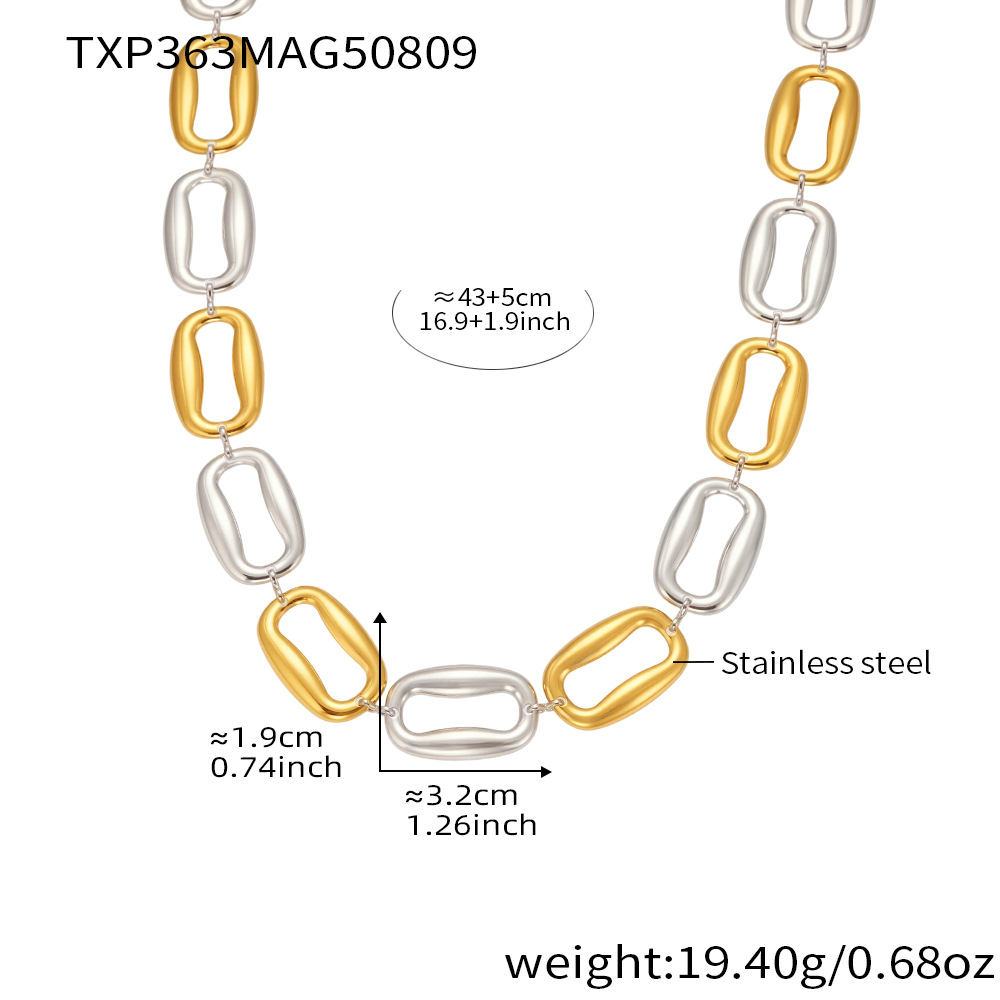 3:TXP363- Gold Necklace 43 5cm
