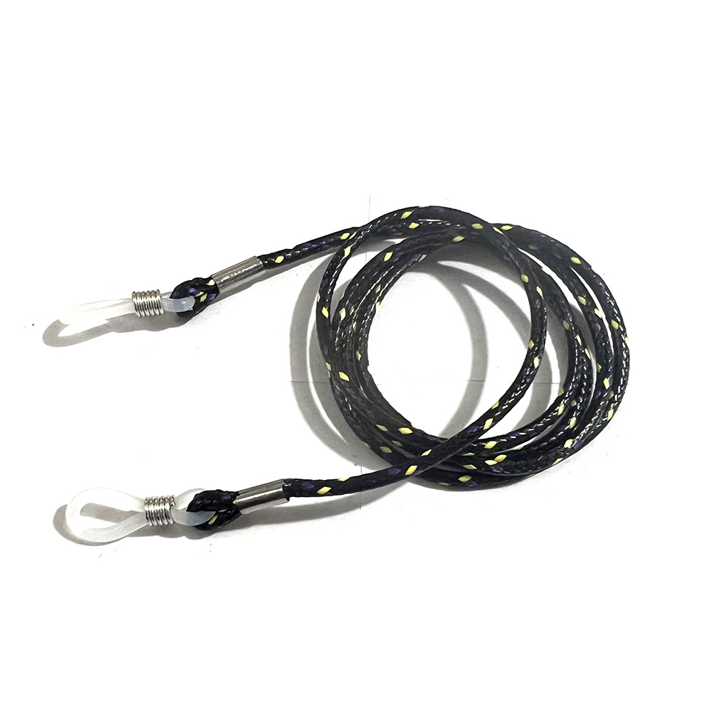 3:No. 3 black rope yellow and purple dots