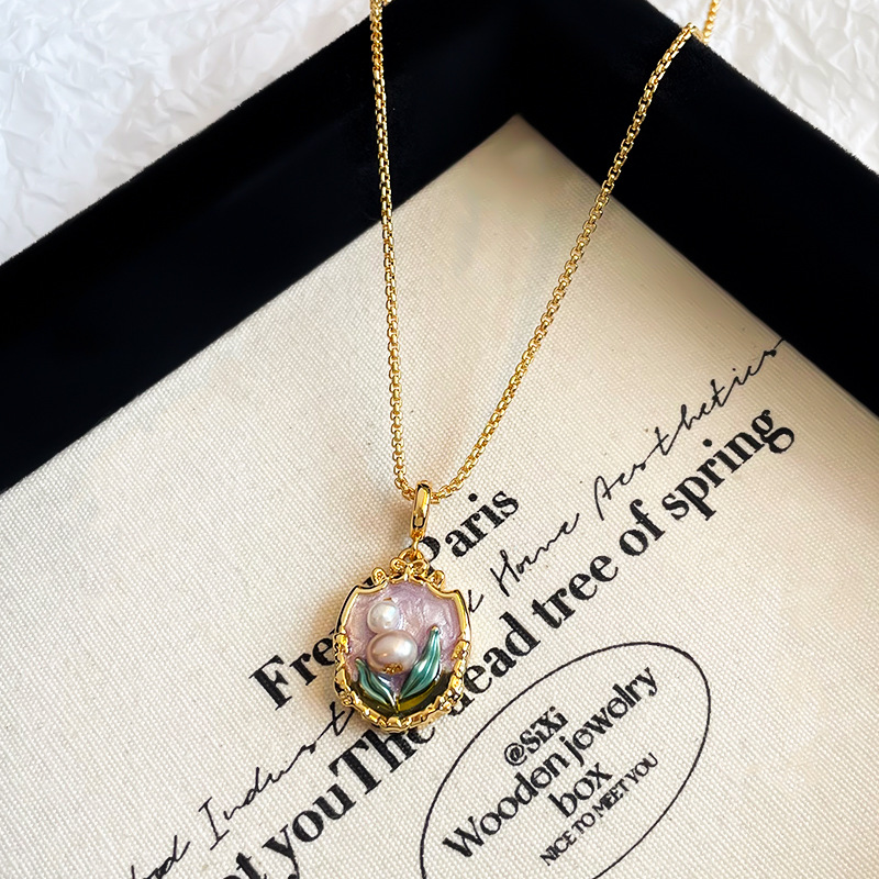 1:[copper plated with 18k real gold + freshwater pearls]: nl03778n