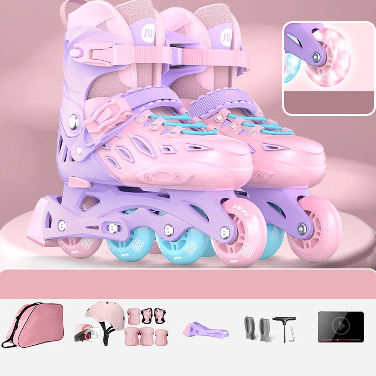 pink-Competitive helmet - protective gear - backpack