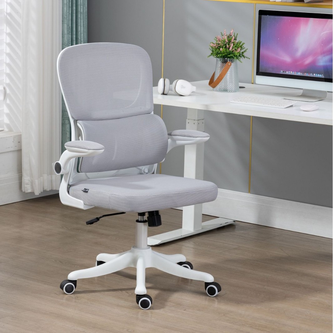 Work support white frame gray