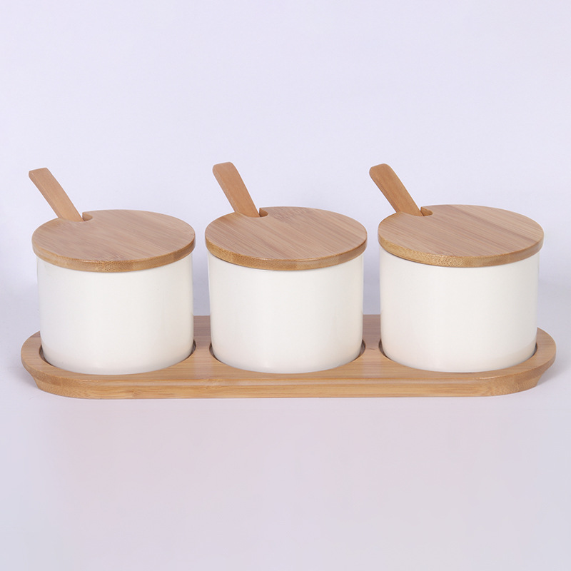 Three cans   TRAY   spoon (bright white 220ML)
