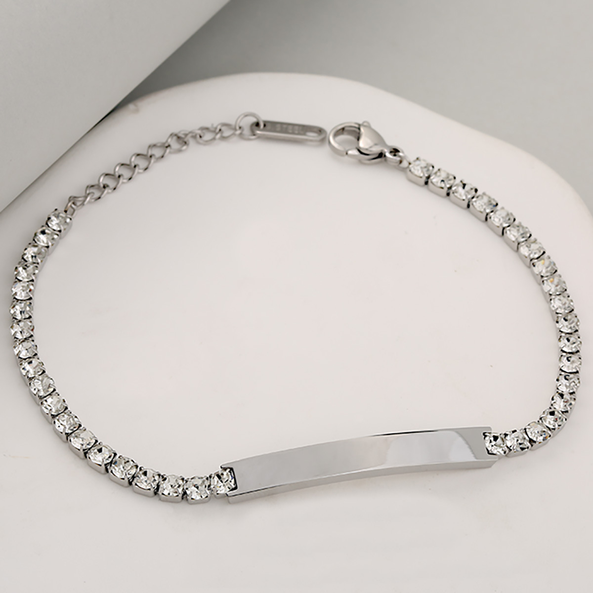 2:Silver white stone