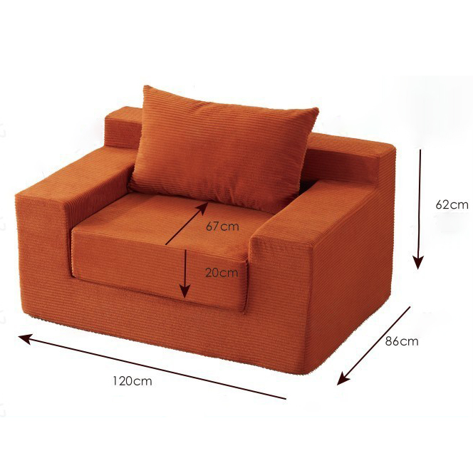 1.2-meter caramel color